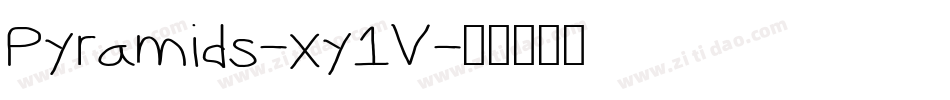 Pyramids-xy1V字体转换
