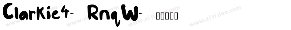 Clarkie4-RnqW字体转换