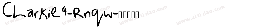 Clarkie4-RnqW字体转换