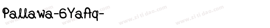 Pallawa-6YaAq字体转换
