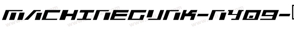 MachineGunk-nyqg字体转换