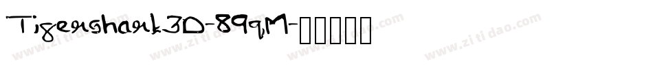 Tigershark3D-89qM字体转换