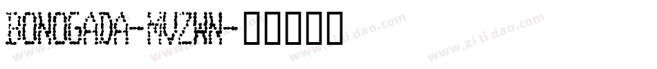 Bonogada-MVZWn字体转换