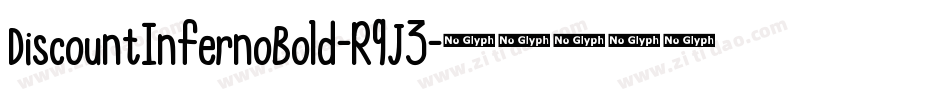 DiscountInfernoBold-R9J3字体转换