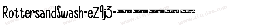 RottersandSwash-eZ9j3字体转换