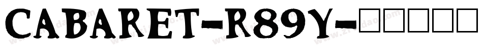 Cabaret-r89y字体转换