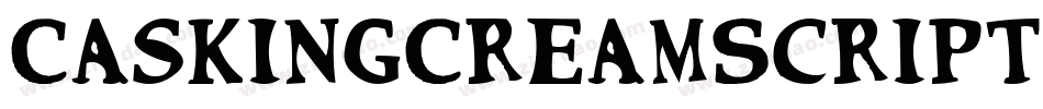 CaskingCreamScript-z89EL字体转换
