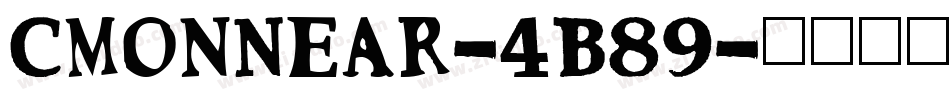 CmonNear-4B89字体转换