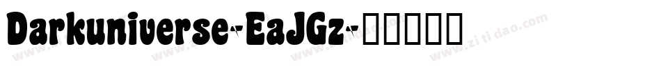 Darkuniverse-EaJGz字体转换