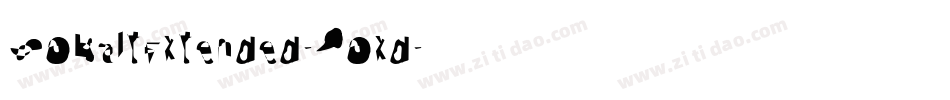 CobaltExtended-Ooxd字体转换