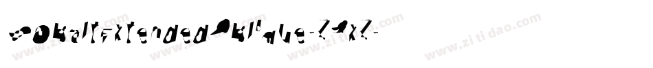 CobaltExtendedOblique-Z9xZ字体转换