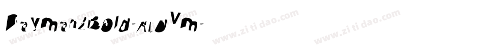 Rayman2Bold-ALJVm字体转换