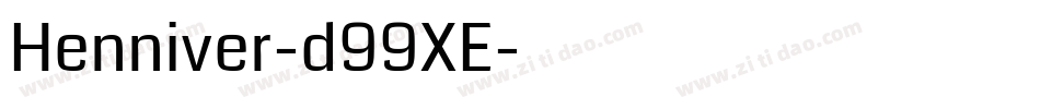 Henniver-d99XE字体转换