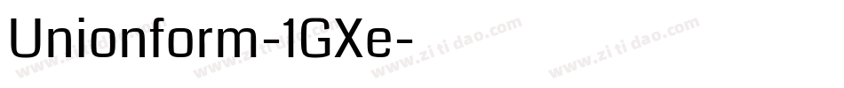 Unionform-1GXe字体转换 Unionform-1GXe字体转换