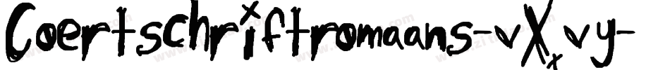 Coertschriftromaans-vXvy字体转换