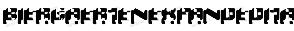 BiergaertenExpandedItalic-J99j字体转换