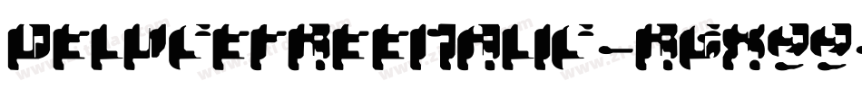 DelucefreeItalic-rgx99字体转换