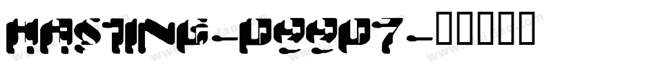 Hasting-d99O7字体转换