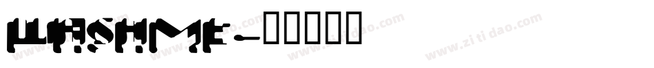 WashMe字体转换