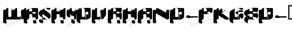 WashYourHand-PKG8d字体转换