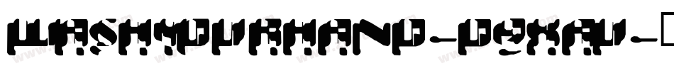 WashYourHand-d9xaV字体转换