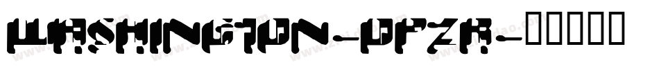 Washington-dPzR字体转换