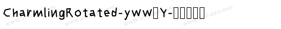 CharmlingRotated-yww3Y字体转换