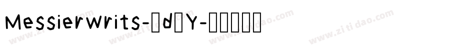 Messierwrits-4d3Y字体转换