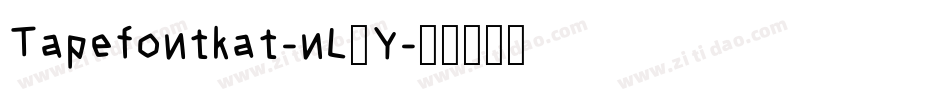 Tapefontkat-nL3Y字体转换