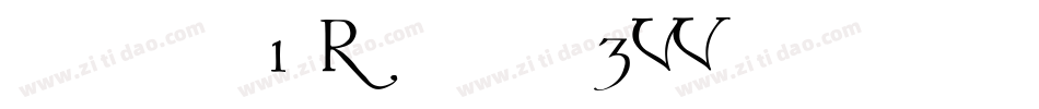 FuzzyLogicRegular-3VdZ字体转换