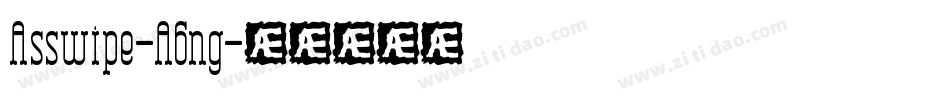 Asswipe-A6ng字体转换