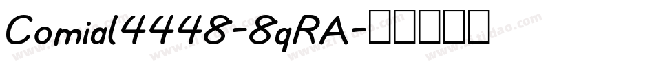 Comial4448-8qRA字体转换