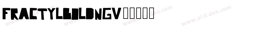 FractylBold-n3gV字体转换