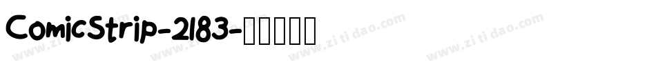 ComicStrip-2l83字体转换