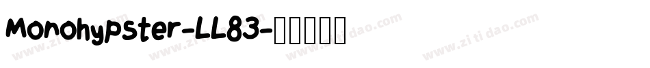 Monohypster-LL83字体转换