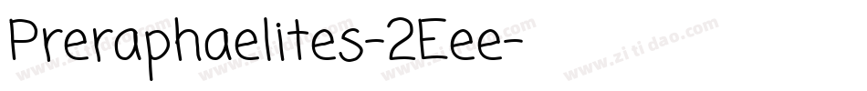 Preraphaelites-2Eee字体转换