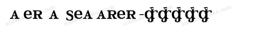 WaterwaysSeafarers字体转换