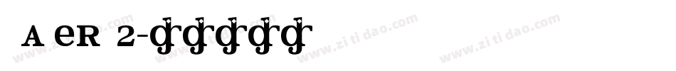 waterst2字体转换