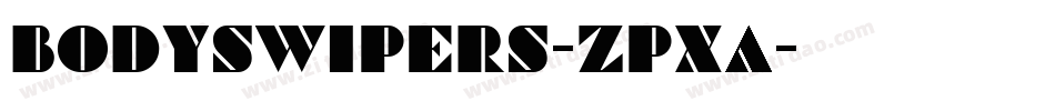 BodySwipers-zPXa字体转换