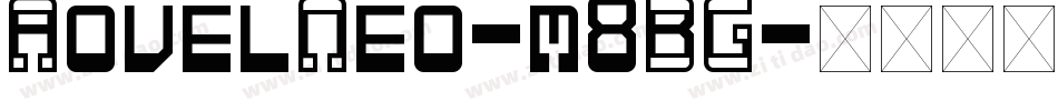 AovelNeo-m8BG字体转换