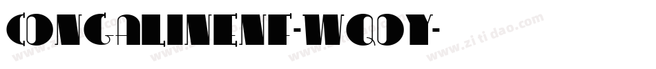 CongaLineNf-WqoY字体转换