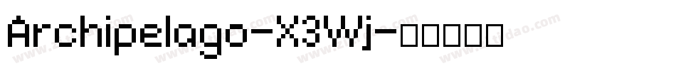 Archipelago-X3Wj字体转换