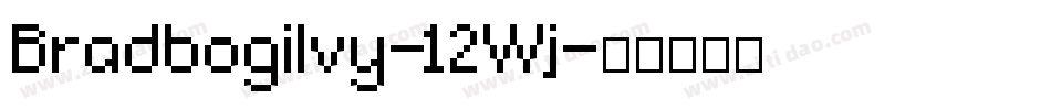 Bradbogilvy-12Wj字体转换