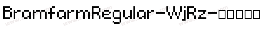 BramfarmRegular-WjRz字体转换