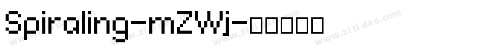 Spiraling-mZWj字体转换