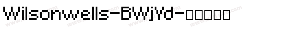 Wilsonwells-BWjYd字体转换
