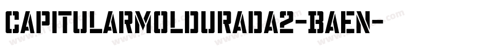 CapitularMoldurada2-Baen字体转换