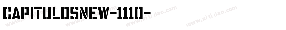 Capitulosnew-1110字体转换