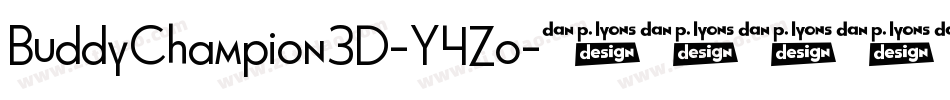 BuddyChampion3D-Y4Zo字体转换