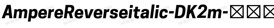 AmpereReverseitalic-DK2m字体转换